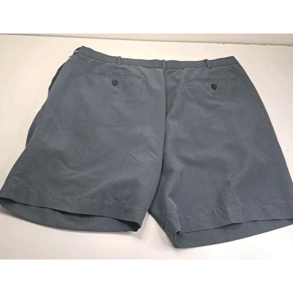 OP Ocean Pacific Mens 38 Golf Shorts Pleated‎ Front Gray Preppy Casual